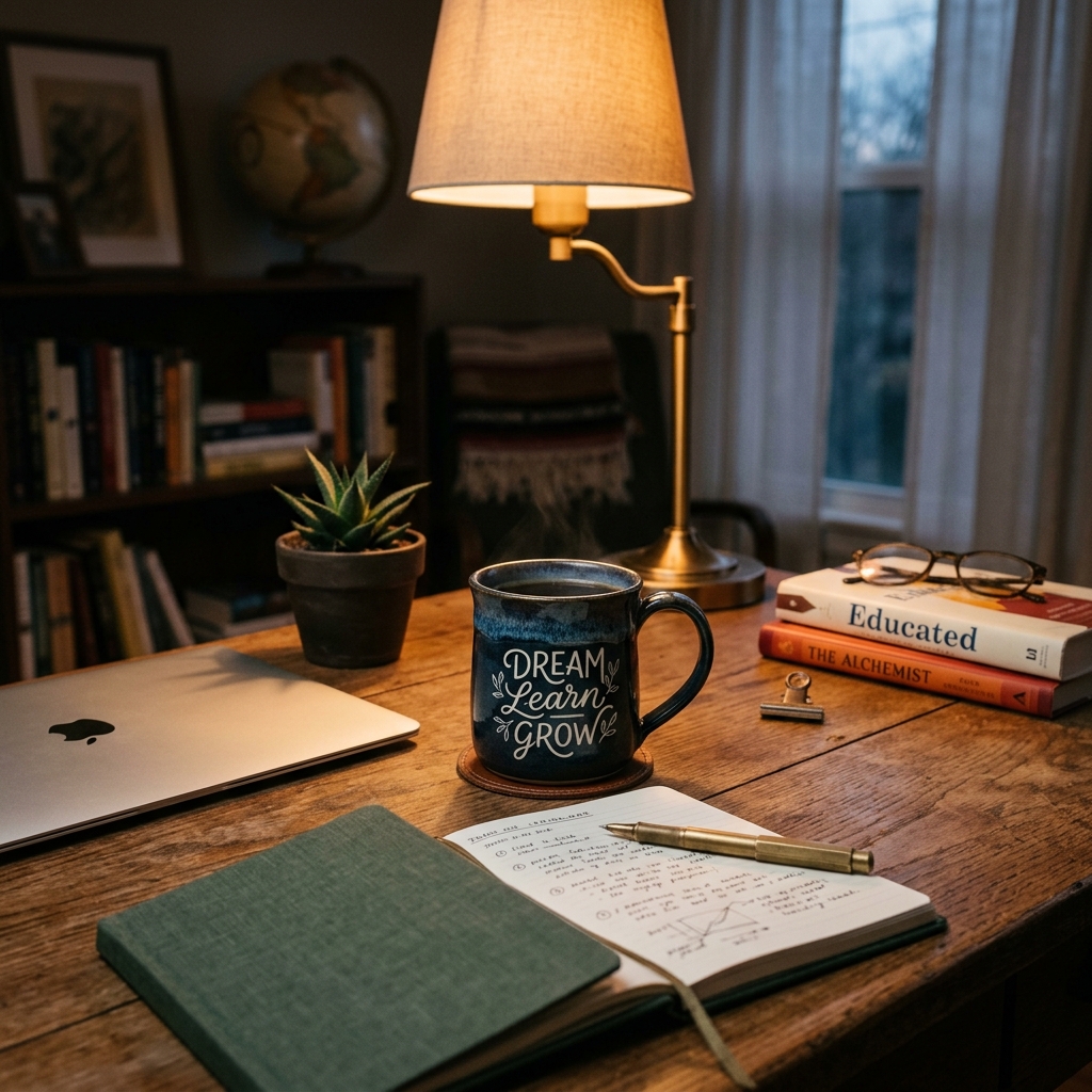 Desk with Mug