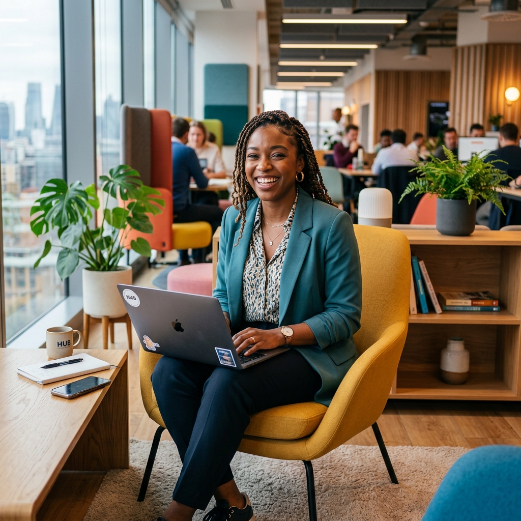 Woman with Laptop